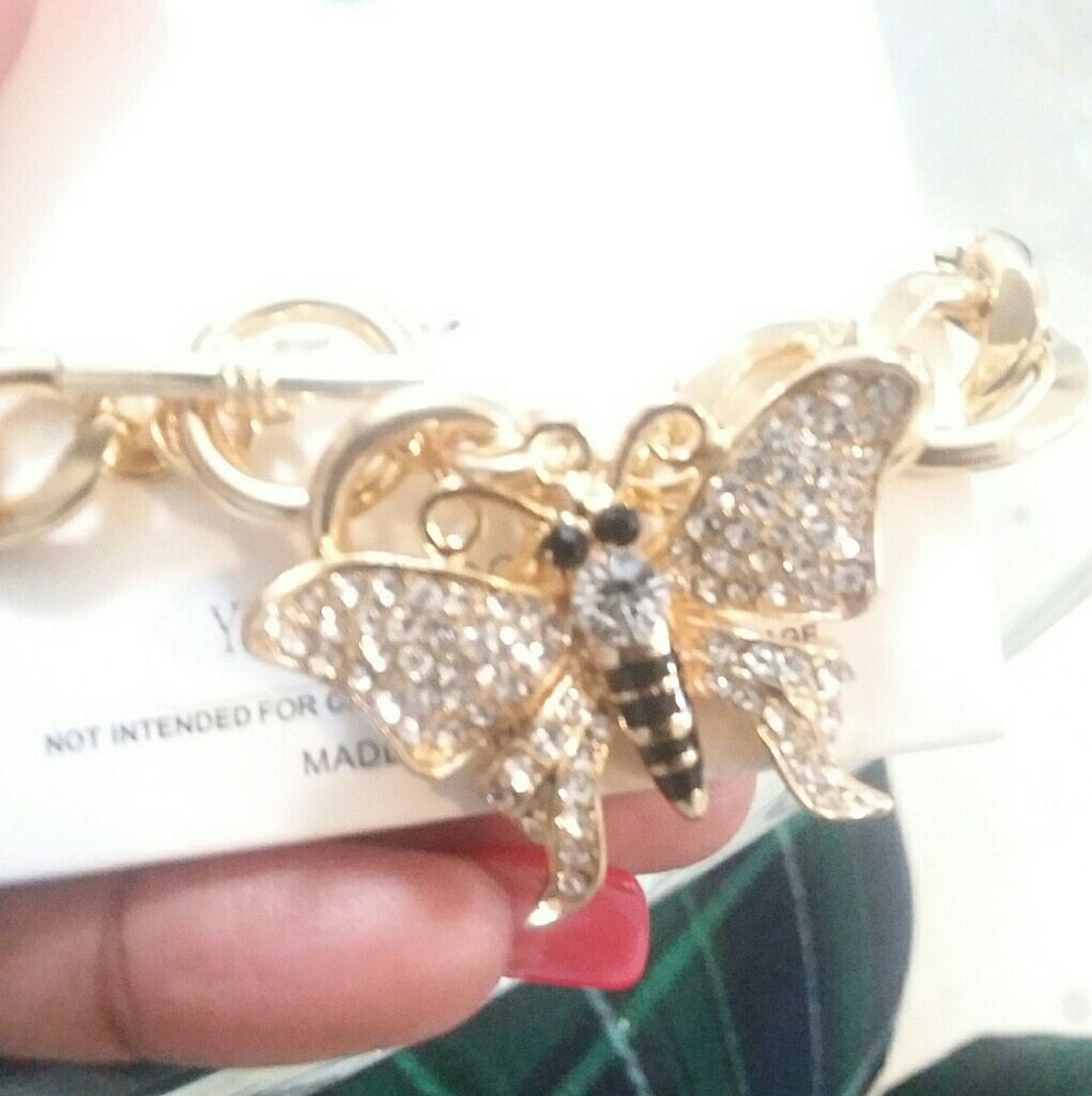 Gold Butterfly Bracelet